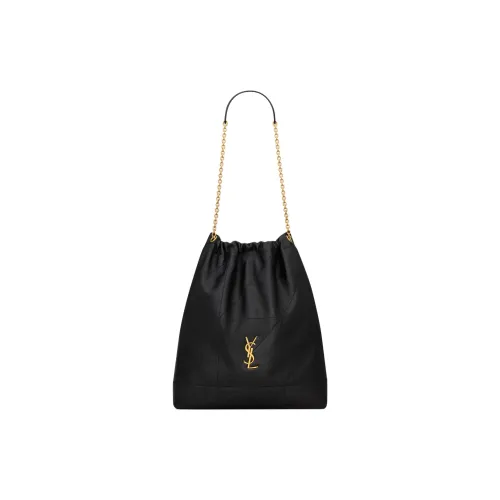 SAINT LAURENT Jamie Lambskin Сумка через плечо Большая Женская Черная