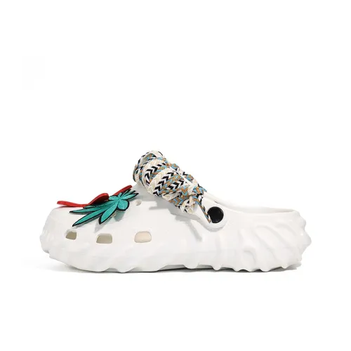 OUBT Bohemian Style Claw Design Sabo Unisex White OUBT Богемный стиль Claw Дизайн Сабо Унисекс Белый