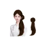 Светлый Китайский стиль Новый китайский стиль [Темно-кофейный] Кудрявый Конский хвост