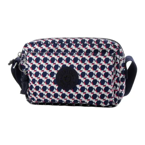 Kipling Полиэстер Сумка через плечо Женская Синяя и Белая