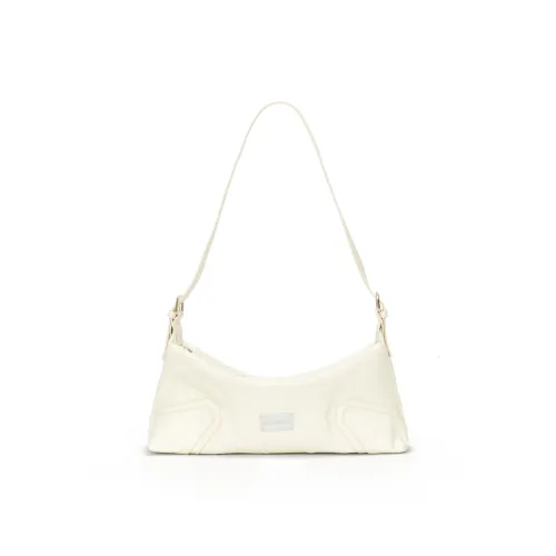 BONSAI STUDIO Сумка через плечо из микрофибры синтетическая кожа стандартная белый кофейный