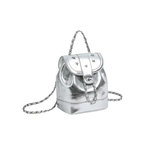 Warrior ПУ (полиуретан) Рюкзак Средний Унисекс Серебряный