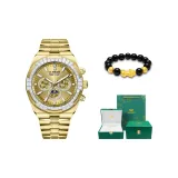 Золотой эффект макияжа, металлическая поверхность.