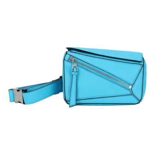 LOEWE Пазл Коровья кожа Бананка Обычный Женские Синий