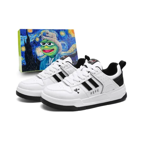 Pepe The Frog Низкие Кроссовки для Скейтбординга Унисекс