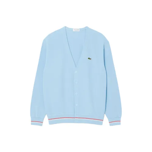 Коллаборация LACOSTE GIP/Светло-Синий Мужской Трикотаж