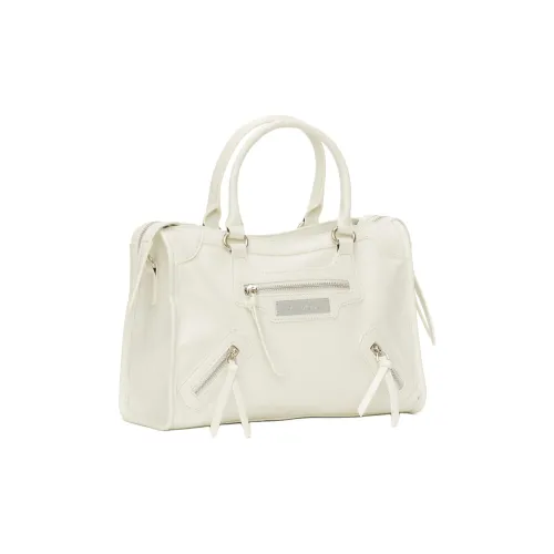 BONSAI STUDIO Микрофибра Через плечо Одно плечо Сумка Женская Белая