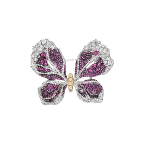 Marco Bizzarri Сплав Бренд Эксклюзивный Ювелирные украшения Универсальный Модный Цветочный Кардиган Куртка Одежда Булавка Аксессуары Женские