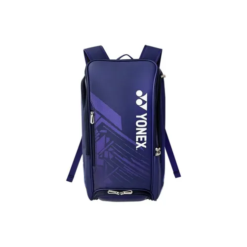 YONEX Рюкзак из искусственной кожи с текстилем унисекс темно-синий