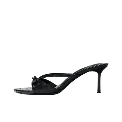 ZARA Слипоны Черные Женские