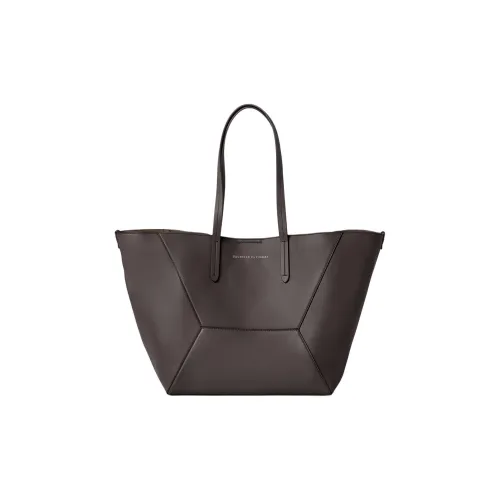 BRUNELLO CUCINELLI Сумка из натуральной кожи сумка для покупок сумка через плечо женская коричневая