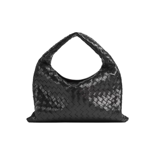 Bottega Veneta Intrecciato Телячья кожа Сумка через плечо Женская Черная