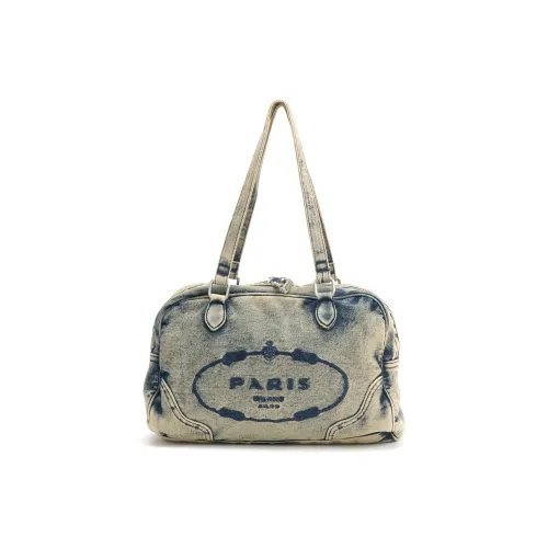 BONSAI STUDIO Микрофибра Сумка через плечо Сумка на плечо Стандартная Женская Черная Синяя