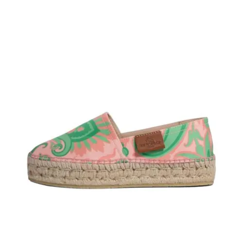 ETRO Espadrilles Женские Розовый и Зеленый