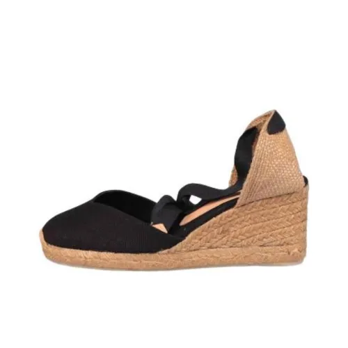 Castañer Chiara Клиновидный каблук Высокие каблуки 9 см Женские Черный