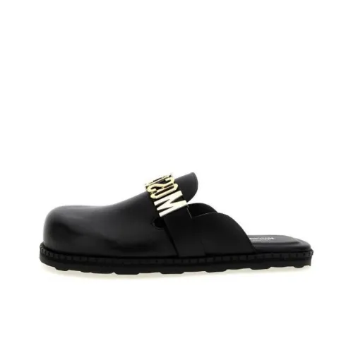 MOSCHINO Домашние тапочки Женские Черные