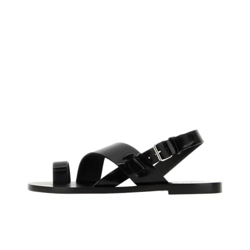 SAINT LAURENT Jacob One Ремень Сандалии Мужской Черный