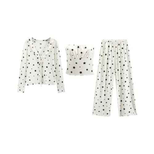 WANANNI Пижамный комплект Женский Белый