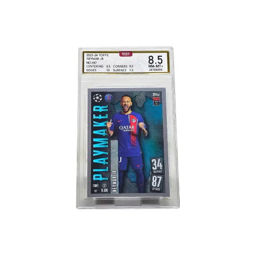 Topps Неймар Игрок Карта Pla YMAKE Game Версия Коллекция Конечная Сцена Кричащее Празднование Особенная Карта