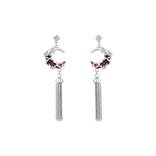 KING OF BLING Сплав Циркон Смола Серьги Женские