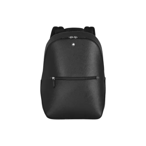 MONTBLANC Рюкзак из крупнозернистой коровьей кожи маленький женский черный