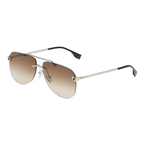 FENDI SkyСолнцезащитные Очки Из Металла Палладиевого Цвета