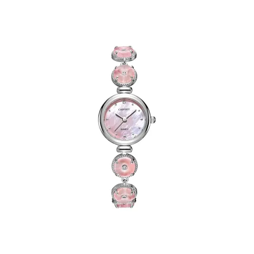 Caffiny Encounter Jade Lucky Collection Кварцевый механизм Часы Женские Розовый циферблат