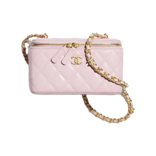 CHANEL Телячья кожа Сумка через плечо Стандартная Женская Светло-розовая