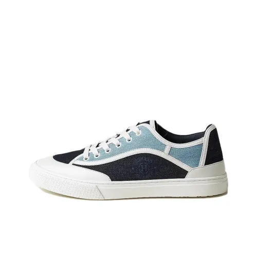 HERMES Get Low Топ Кеды Мужской Синий