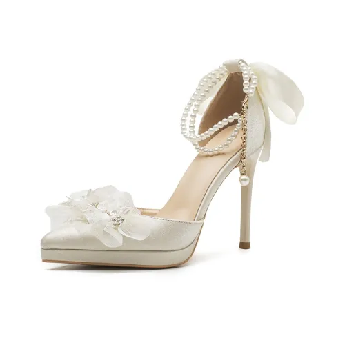 BIGTREE Узкий каблук Высокие каблуки Женские Абрикос