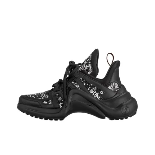 LOUIS VUITTON Archlight Low Топ Толстоподошвенные кроссовки Женские Черный