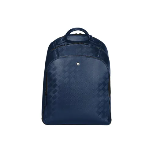 MONTBLANC Кожа Рюкзак Средний Мужской Ink Синий