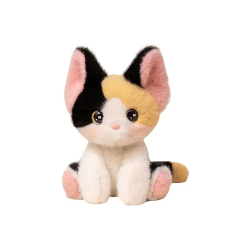 TLXT Милый Три цветка Немецкий язык Кошка Siamese Cat Плюшевый игрушечный кот Куклы Плюшевая кукла 18 см 24 см Длина тела