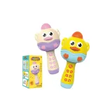 Жёлтый+Фиолетовый [Двойной микрофон для караоке Комбинация] Музыкальный+Весёлый изменитель голоса+История+Блютуз (Версия с зарядкой)