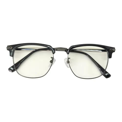 BLUEGUAN β-титан Квадратные Оправы для очков Унисекс Чисто черный