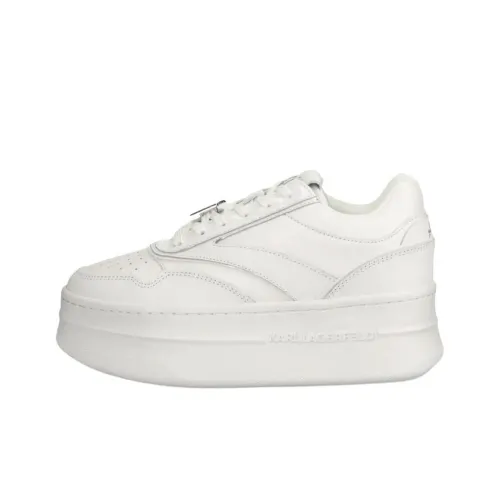 Karl Lagerfeld Kobo III Low Топ Скейтборд Кроссовки Женские Белые