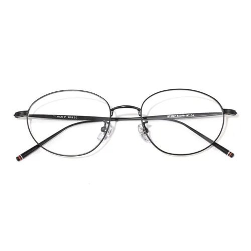 RUOYUN Чистый титан Овал Оправы для очков Женские