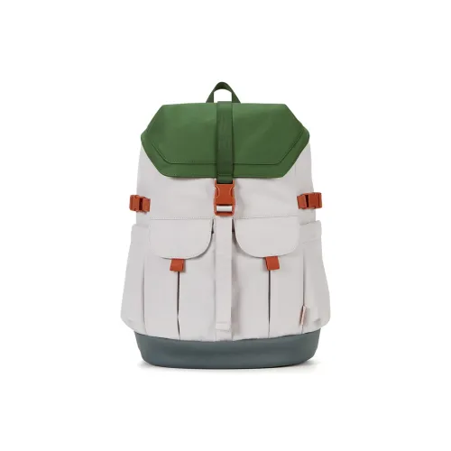 Aji Ткань Рюкзак Стандартный Унисекс Лесной Зеленый Каштановый Коричневый Сиреневый Лава Серый Обсидиановый Черный