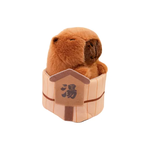 BLUE WHITE CASTLE Купание Капибара Куклы Подвеска Плюшевая кукла 15CM 25CM Рекомендуемый рост