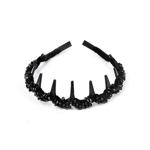 Черные тона Велюр Ободки для волос Женские