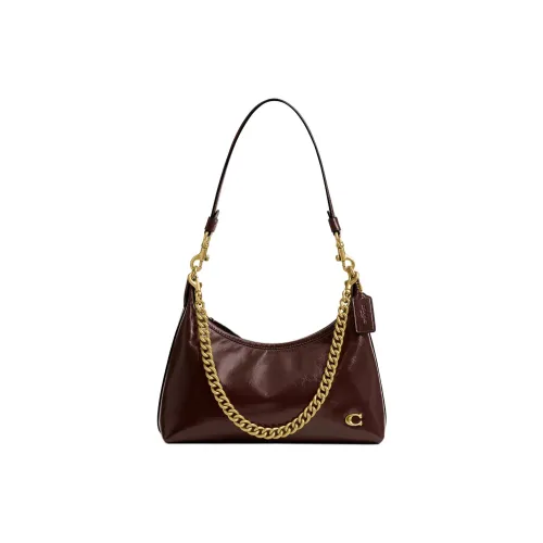 COACH Juliet Кожа Одно плечо Сумка Большая Женская Кленовый