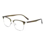 Зеленый Серебряный-C17 & Защита от синего света 0 диоптрий Линзы