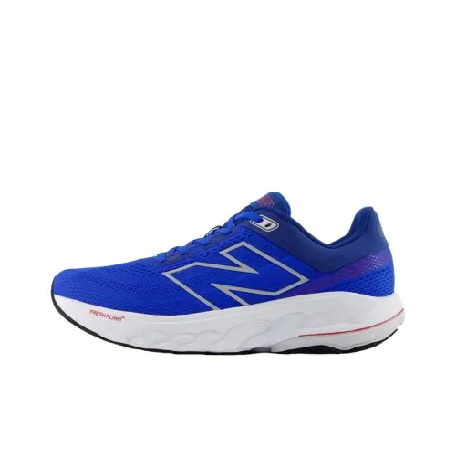 New Balance Fresh Foam X 860v14 Амортизация Износостойкий Низкий Топ Беговые кроссовки Мужские Синие