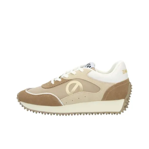 NO NAME Беговые кроссовки Low Top Коричневый/Белый Женские