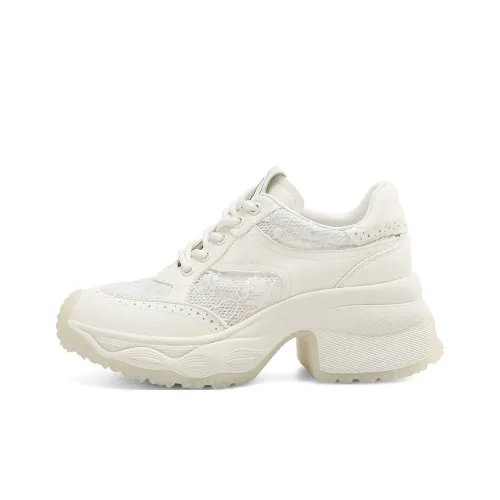 Rosa Bianca Дышащая Низкая Увеличивающая Высоту Повседневная Обувь Женская