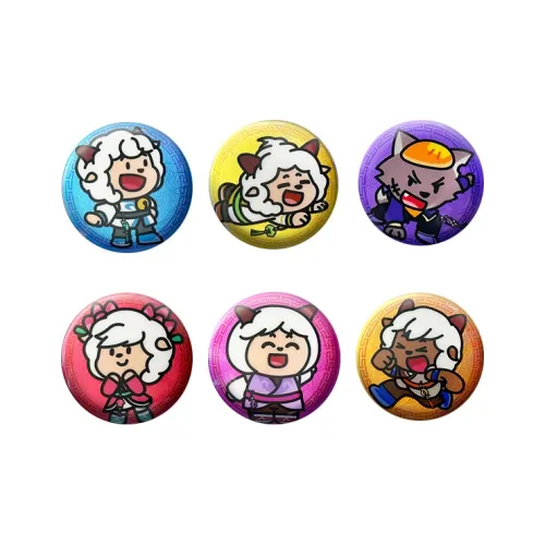 Pleasant Goat and Big Big Wolf Спасение OF Легендарных HEROES Персонаж Мини Значок Значки