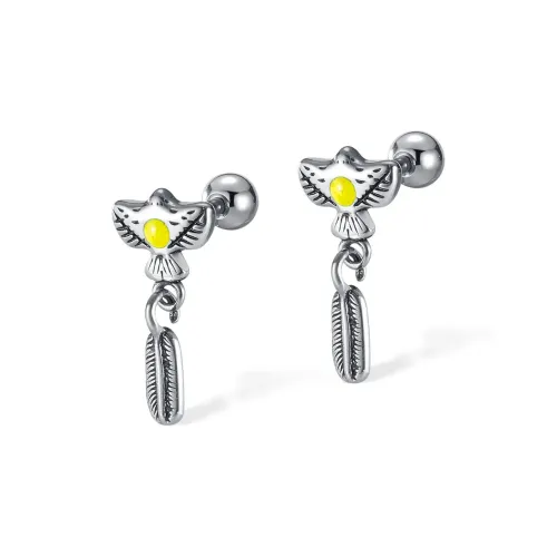 KING OF BLING Сплав Масляные капли Серьги Унисекс