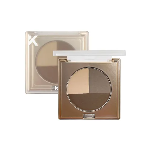 KAKASHOW 3D-эффект Стайлинг Трехцветная Пудра для Бровей Длинное Срок Сохранения Водонепроницаемая и Устойчивая к Поте 3,8г