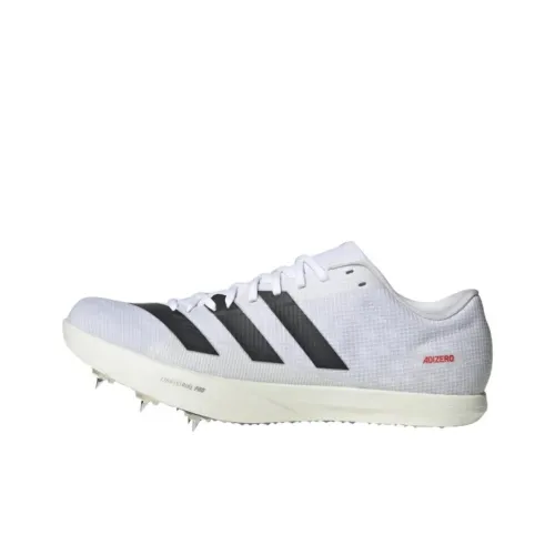 Adidas Adizero LJ Track & Field Обувь Низкий Топ Белый Черный Унисекс