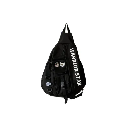 Warrior Crossbody Bags Black Men's